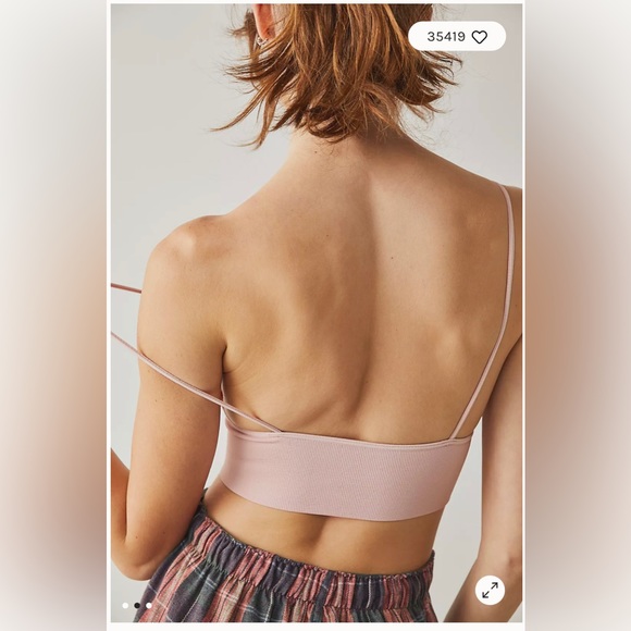Free People Ali Low-Back Seamless Bra - Picture 2 of 8